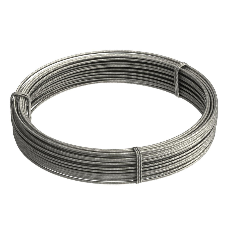 OBO Bettermann - Metallseil Stahldraht-Spannseil 957 5 A4 m.Hanfseele − 50 Meter