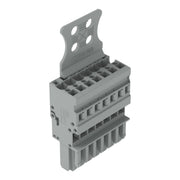 WAGO - Ein- und mehrpolige Klemmenleiste 1-Leiter-Federleiste 769-107/144-000 CAGECLAMP,4mm²,gr − 10 Stück