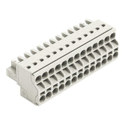 WAGO - Kabelsteckverbinder für Leiterplattensteckverbinder 2-Leiter-Federleiste 721-2113/026-000 CAGECLAMP,2,5mm²,lgr − 25 Stück
