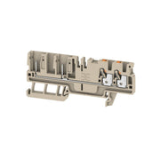 Weidmüller - Durchgangs-Reihenklemme APGTB 2,5 FT 4C/2 2,5qmm, 24A,dklbeige − 50 Stück