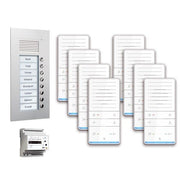 TCS Tür Control - Türsprech-Set audio:pack Unterputz f.8WE PAUF081/001 m. Außenstation PUK