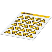 Phoenix Contact - Warn-/Hinweisschild Warnschild PML-W101 (25X25) − 5 Stück