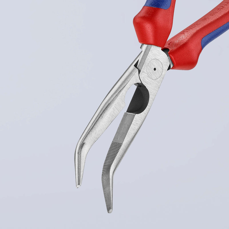 Knipex - Flachzange Flachrundzange 26 22 200 mit Schneide, 200mm