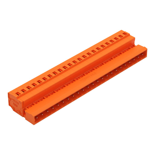 WAGO - Kabelsteckverbinder für Leiterplattensteckverbinder 1-Leiter-Stiftleiste 231-653 CAGECLAMP,2,5mm²,or − 10 Stück