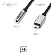 MARMITEK - Zubehör/Ersatzteile für Unterhaltungselektronik Adapter USB Typ C MARMITEK ConUSB-C/Au zu Audio 3,5 mm jack