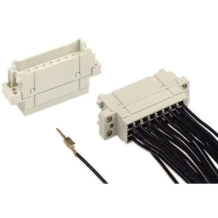 Harting - Leiterplattensteckverbinder Federleiste Crimpanschluss 09260243411 Kontakte: 24 − 100 Stück