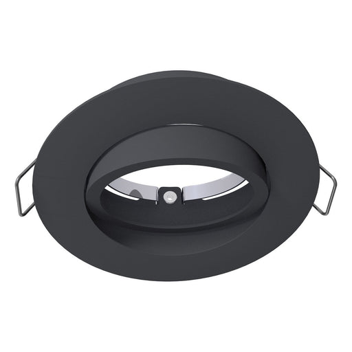 EVN Lichttechnik - Downlight/Strahler/Flutlicht Einbauring rund o. Fassung 830009 schwenkbar, schwarz