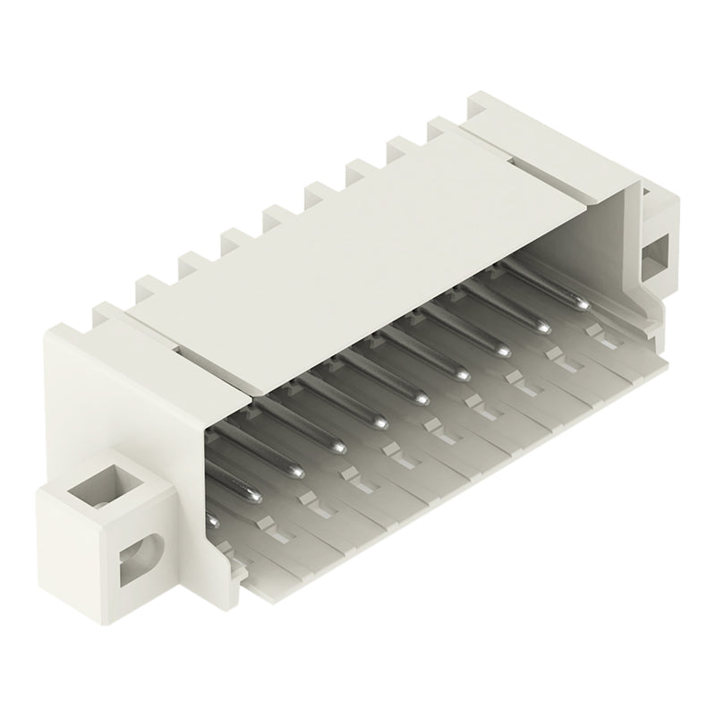 WAGO - Leiterplattensteckverbinder THR-Stiftleiste Lötstift 2091-1430/205-000 1,0mm,abgew.,lgr − 100 Stück
