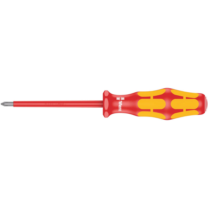 Wera - Kreuzschlitz-Schraubendreher VDE-Schraubendreher 006150 162i Kreuz, isol