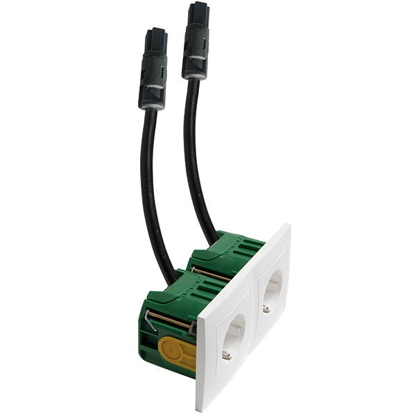 Peha - Schalter-/Steckdosenkombination Socketline Connect H 11.6612 #00076691 Geräte-Kombi, rws