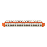 WAGO - Kabelsteckverbinder für Leiterplattensteckverbinder Federleiste 1-Leiter Hebel 2721-1116/037-000 Push-in Cage Clamp − 25 Stück