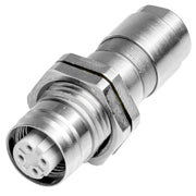 Weidmüller - Rundsteckverbinder, feldkonfektionierbar (Industriesteckverbinder) Steckverbinder SAIBCWDFD18/284/9CG Buchse,ger.,Crimpan