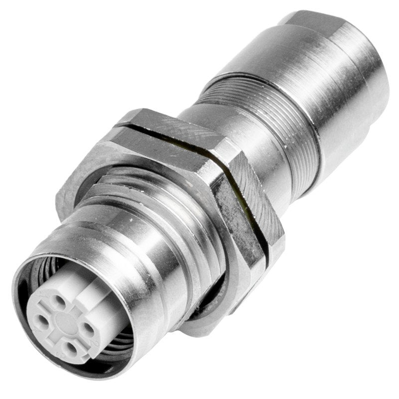 Weidmüller - Rundsteckverbinder, feldkonfektionierbar (Industriesteckverbinder) Steckverbinder SAIBCWDFD18/284/9CG Buchse,ger.,Crimpan