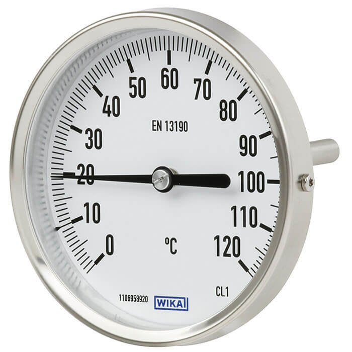 Wika Wiegand - Bimetall-Thermometer Bim-Therm 52.080/1Industr. 3903850 0..60° Cl1 L45x8mm