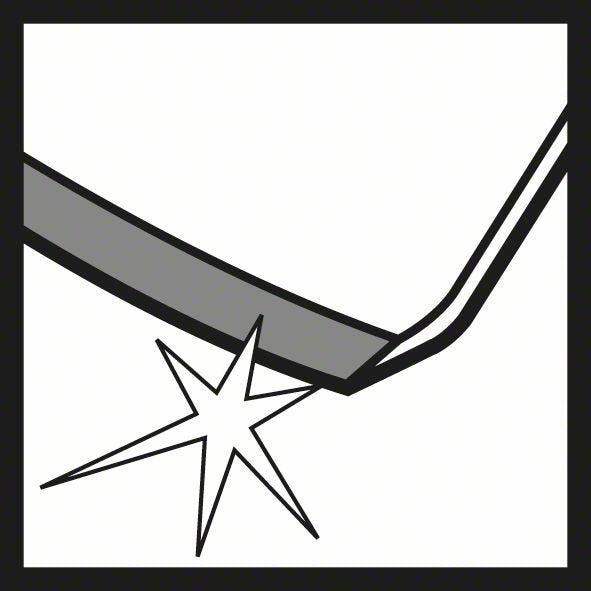 Bosch - Blatt für Oszillierer Schaber Starlock 2609256955 ATZ 52 SFC, Flexibel