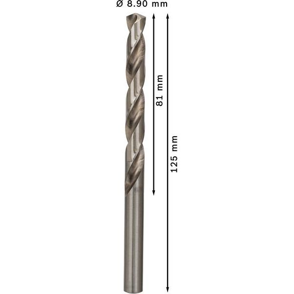 Bosch - Bohrer PRO Metal HSS-G 2608585514 Spiralbohrer 8,9 x