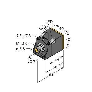 Turck - RFID-Lesegerät Schreib-Lese-Kopf HF TN-CK40-H1147/C53 Bus-Linien-Topologie