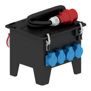 Bals Elektrotech - CEE-Steckdosen-Kombination (IEC 60309) Tragbarer Verteiler 52638 Vollgummi IP44