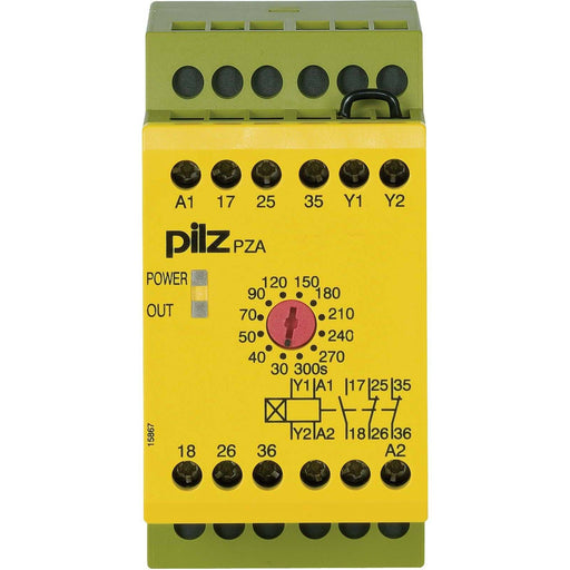 Pilz - Zeitrelais Zeitrelais anprechverz. PZA 300 #774029 24VDC 1n/o 2n/c − 1 Stück by Pilz
