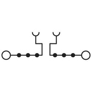 Phoenix Contact - Bauelement-Reihenklemme Bauelementreihenklemme STME 6-BE 0,2qmm-10qmm, grau − 50 Stück