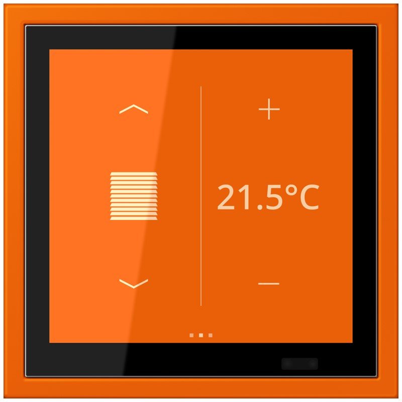 Jung - Bussystem-Mehrfach Bediengerät KNX Raumcontroller LCZ 459 BFD1S 224 orange