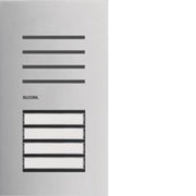 Elcom - Türstation für Türkommunikation Türstation-Audio REQ004Y 4/1 2D Edelstahl ONE