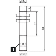 Di-soric - Induktiver Näherungsschalter Induktiver Näherungssensor INS-M12-N08NO-B3 8mm, nicht bündig