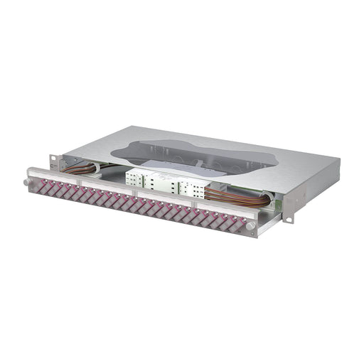 Metz Connect - Patchpanel LWL Patchfeld splice 150467BB24-E 24xSC-D OM4