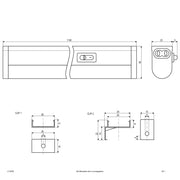 EVN Lichttechnik - Lichtleiste LED-Unterbauleuchte L11425W