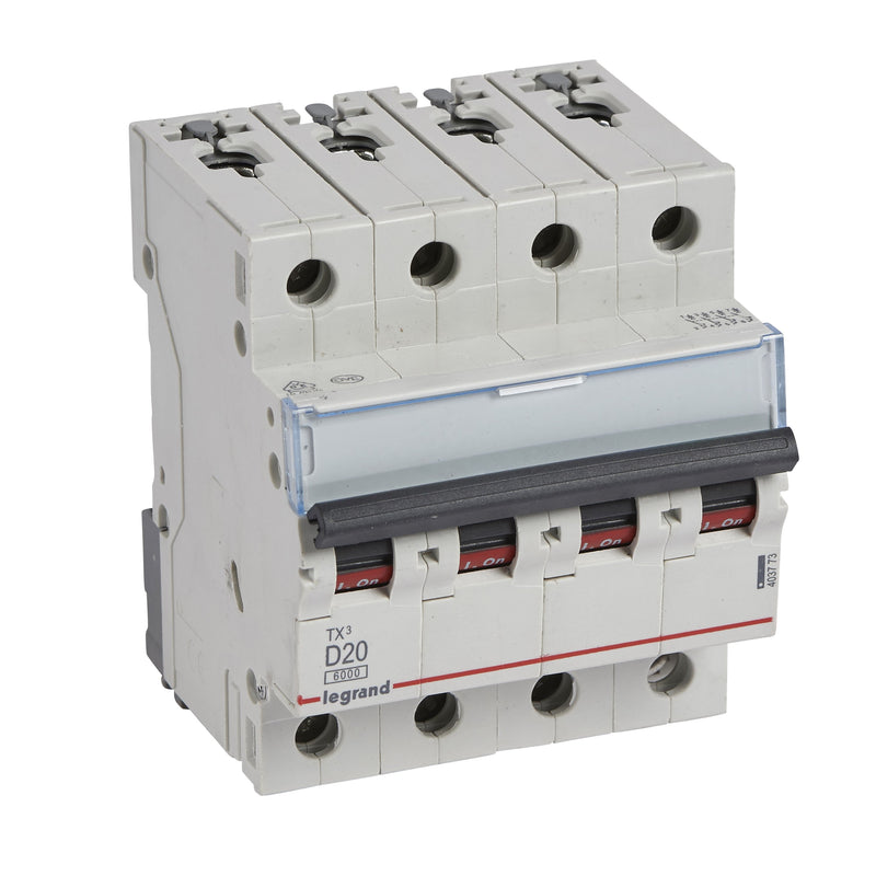 Legrand - Leitungsschutzschalter Legrand 403773 D20A 4-polig 6kA