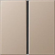 Jung - Abdeckung/Bedienelement für Installationsschalterprogramme Tastensatz 1-fach champ. A 401 TSA CH komplett − 1 Stück