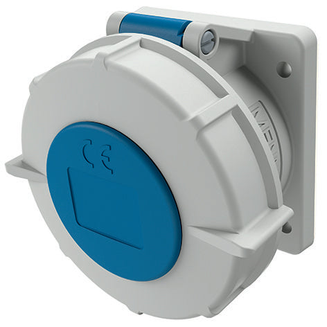 Mennekes - CEE-Anbausteckdose (IEC 60309) Anbaudose TwinContact 1813 32A,4p,9h,230V,IP67