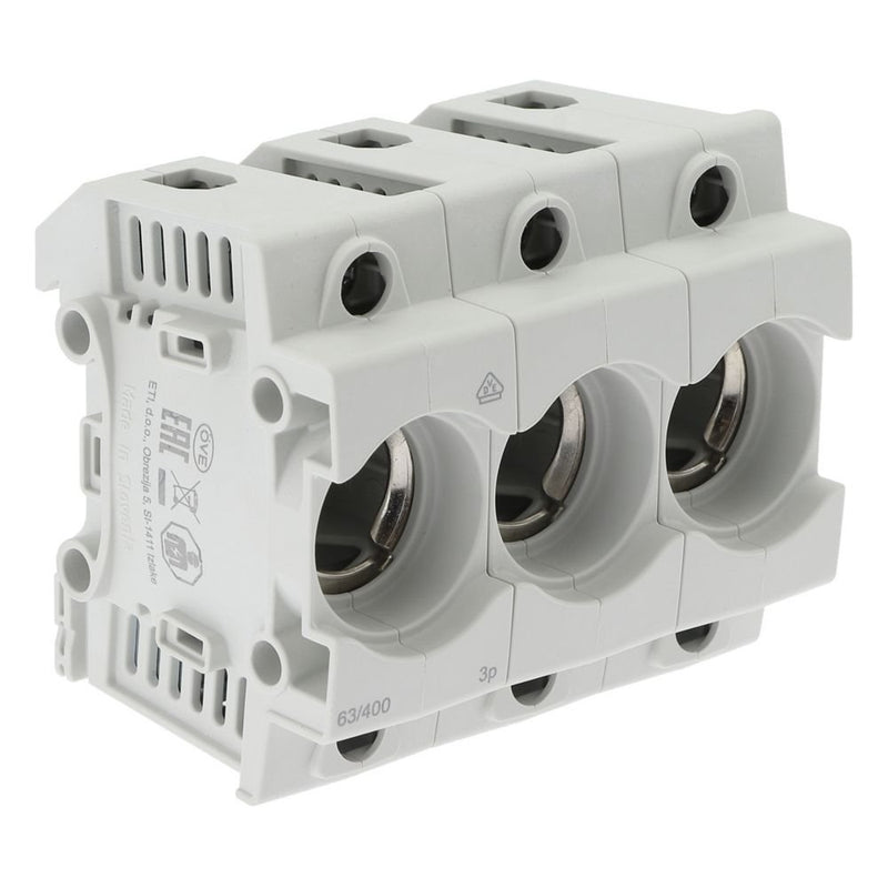 Eaton - NH-Sicherungsunterteil Sicherungsunterteil PDD02-3 3 polig D02 63A − 5 Stück