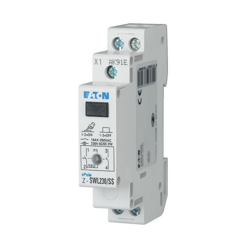 Eaton - Schalter für Reiheneinbau Schalter Z-SWL230/SS mit LED − 2 Stück