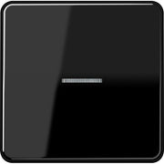 Jung - Bussystem-Tastsensor KNX RF Taster 1fach CD 10911 ST RF SW Duroplast, Serie CD