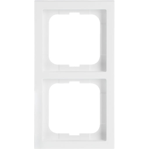 Busch-Jaeger - Abdeckrahmen Rahmen 2-fach 1722-884K studioweiß matt − 1 Stück by Busch-Jaeger
