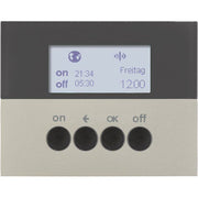 Berker - Bussystem-Zeitschaltuhr KNX-Funk Zeitschaltuhr 85745273 edelstahl lackiert
