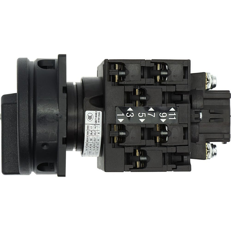 Eaton - Lasttrennschalter Hauptschalter 3polig 32A T3-3-8901/EA/SVB-SW Einbau 90Grd Halt-F
