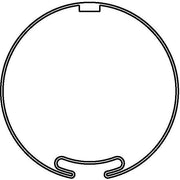 DELTA DORE - Zubehör/Ersatzteile für Tor-/Rollladenantriebe Adapter-Set Medium AMI45-D70FR 70 Fl/Rund/MHZ