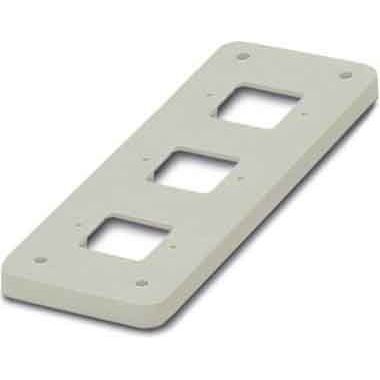 Phoenix Contact - Adapterplatte für Industriesteckverbinder Adapterplatte HC-B 24-ADP-3D 7-GY − 10 Stück