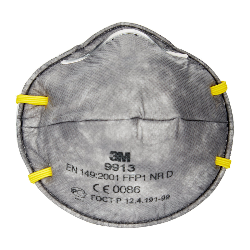 3M - Staubschutzmaske Geruchs-Atemschutzmaske 9913 (VE20) FFP1,organ. Gerüche − 5 Packung