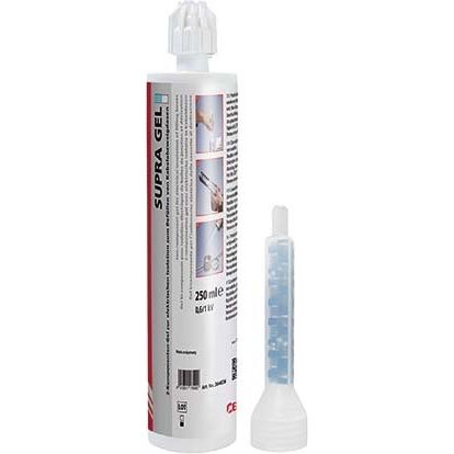 Cellpack - Kabelharz 2-Komp.-Gel a.Silikonbasis SUPRAGEL/250ml/K+M Kartu/m.Mischer