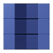 Jung - Abdeckung/Bedienelement für Installationsschalterprogramme Tastensatz 3fach LC 503 TSA 206 bleu outremer 31