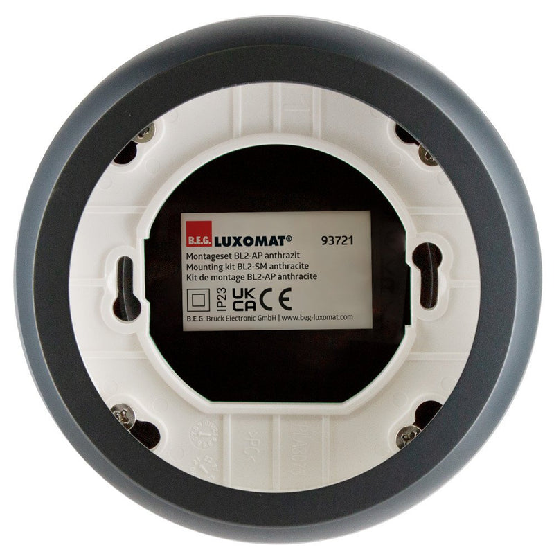 BEG Brück Electronic - Zubehör/Ersatzteile für Bewegungsmelder Montageset 93721 anthrazit