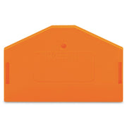 WAGO - Abschluss- und Zwischenplatte für Reihenklemme Abschlußplatte 280-313 2,5mm orange