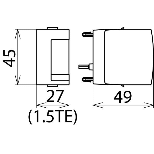 DEHN - Überspannungsableiter für Energietechnik/Stromversorgung Überspannungsableiter DG MOD E DC 242 Typ 2 Varistor