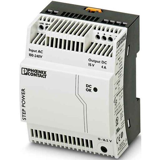 Phoenix Contact - Gleichstromversorgung Stromversorgung STEP-PS/ 1AC/15DC/4 Ausg. 15VDC/4A