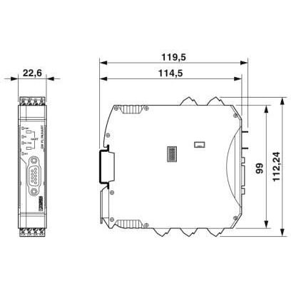 Phoenix Contact - SPS-Kommunikations-Modul Protokollkonverter GW PL DP/HART