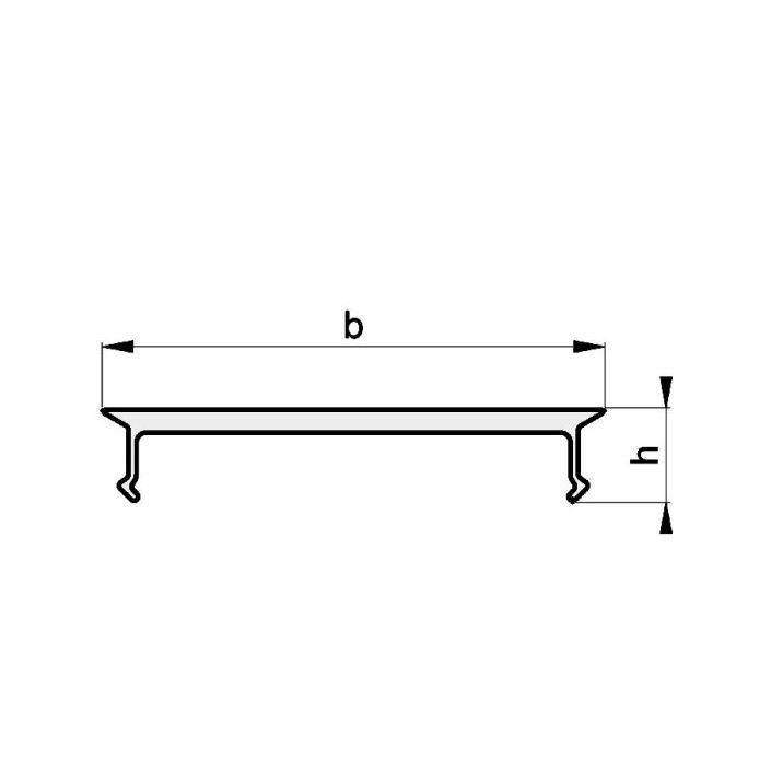 Radium Lampenwerk - Zubehör/Ersatzteile für Lichtschlauch/-band Abdeckung matt/diffus ZTPA2591 1m