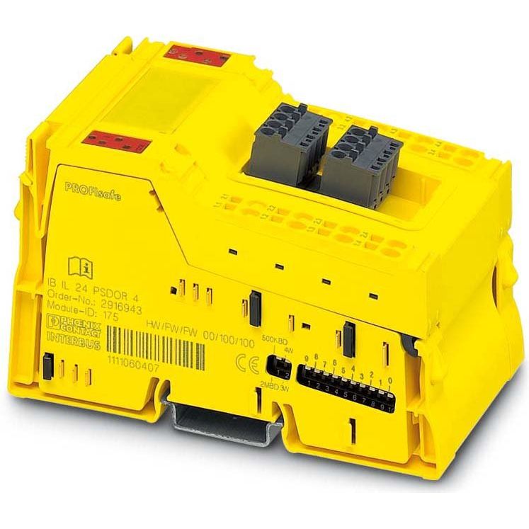 Phoenix Contact - Feldbus, Dez. Peripherie Digitales Ein-/Ausgangs-Modul Sicherheitsmodul IB IL 24 PSDOR 4-PAC